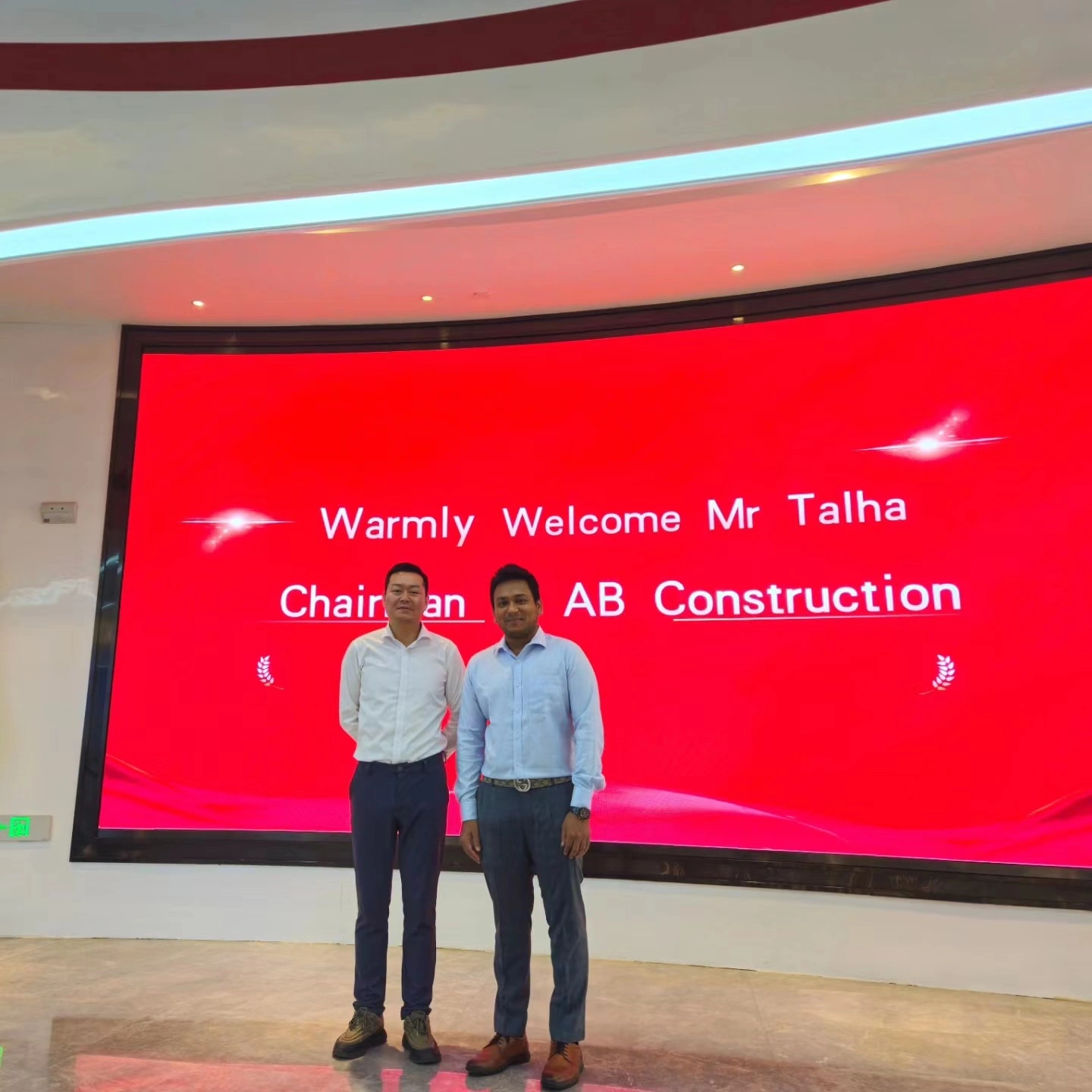 Warmly welcome Mr.Talha, the Chairman of AB CONSTRUCTION缩略图