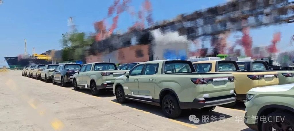 CIEV (China Intelligence Electric Vehicle Technology Co.LTD.) Delivers Batch of Geely Radar RD6 Pickups to customer of Jordan插图4